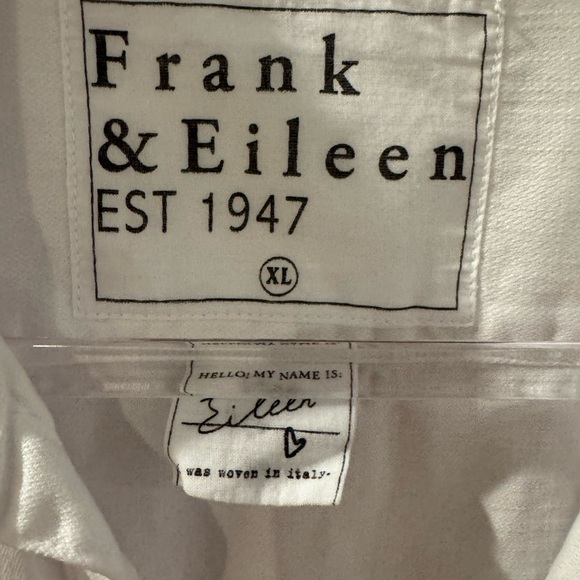 Frank & Eileen White Button Down Shirt - Picture 2 of 6